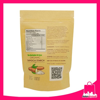 The Herbalist Of Asia Organic Tapioca Starch 200 Grams